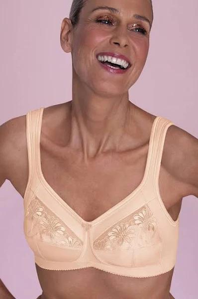 Anita Care Safina 5349X-707 Biscuit Non-Padded Non-Wired Mastectomy Post Operative Bra AU Size 18A - AfterPay & zipPay Available