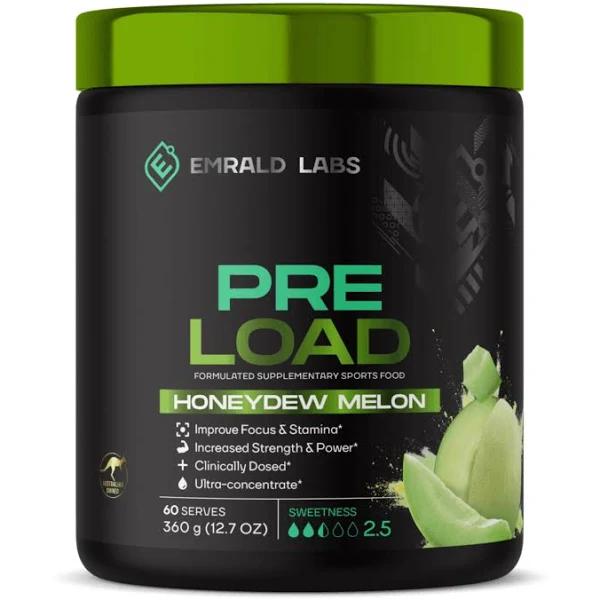 Emrald Labs - Pre Load, 60 Serves / Honeydew Melon