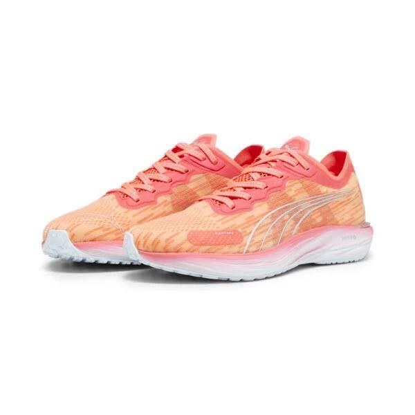 Liberate Nitro 2 Women's Running Shoes in Fire Orchid/Silver/Icy Blue, Size 11, Synthetic by Puma