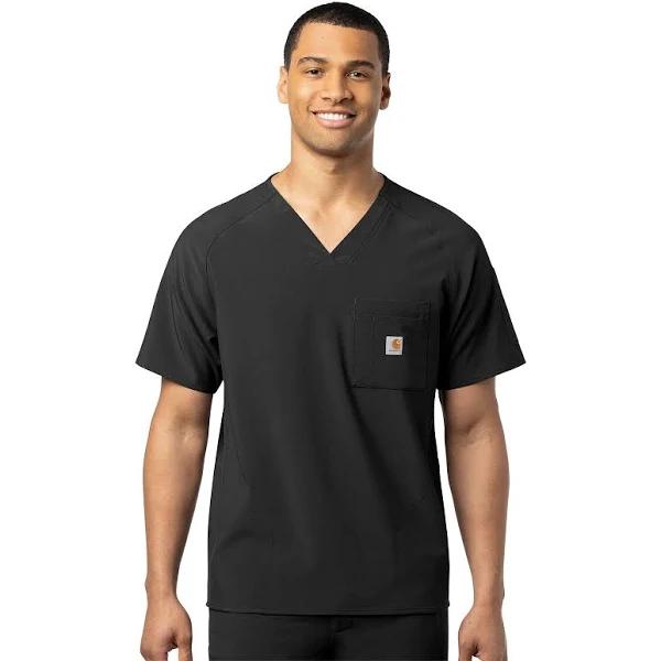 Carhartt Men's Micro Ripstop Chest Pocket Scrub Top