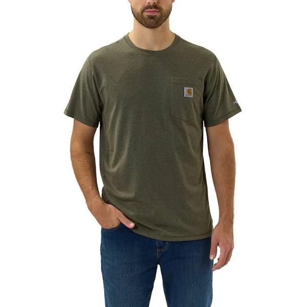 Carhartt Force Flex Pocket Relaxed Fit Short Sleeve T-Shirt Green 2XL