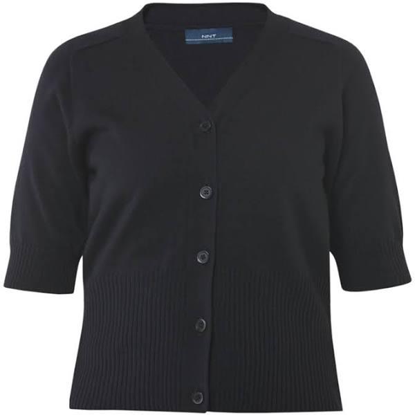 NNT Product - Short Sleeve Rib Cardigan - Dark Navy - 4XL