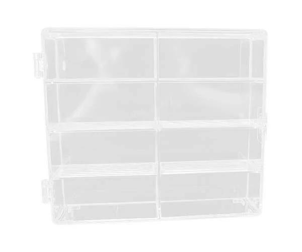 Figure Glass Display Cabinet Crafts Model Acrylic Case Shelf Collectibles