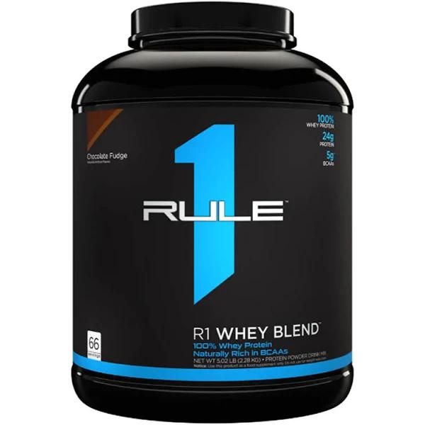 Rule 1 R1 Whey Blend 5 LB / Chocolate Fudge