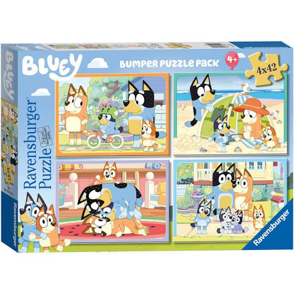 Ravensburger 4x42pc - Bluey Gotta Be Done! Puzzle