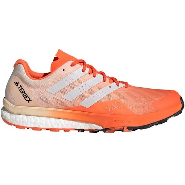 adidas-Terrex Speed Ultra Trail Running Shoes-Men-Impact Orange / Crystal White / Core Black-8