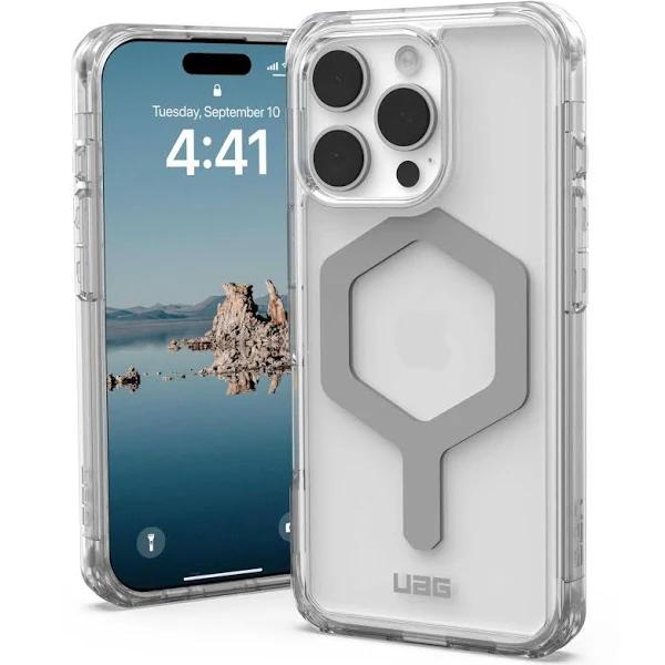 UAG Plyo MagSafe Case for iPhone 16 Pro (Ice Silver)