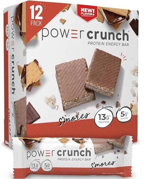 Power Crunch Protein Energy Bar S'mores 12 Bars