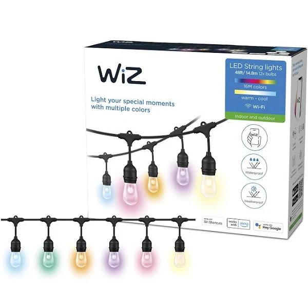 Wiz Colour & White String Lights (14.8m)