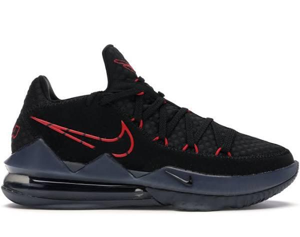 Nike LeBron 17 Low Black Red Dark Grey