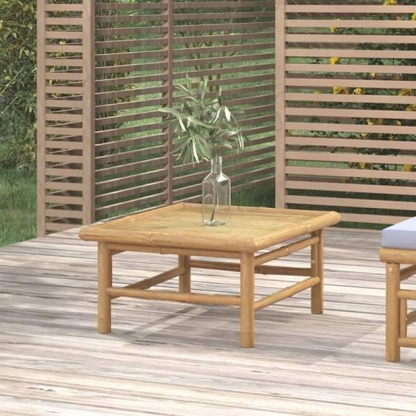 Garden Table 65x55x30 cm Bamboo vidaXL