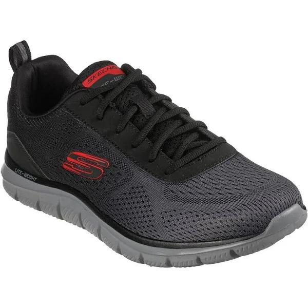 Skechers Track Ripkent Mens Trainers Black/Charcoal UK 13