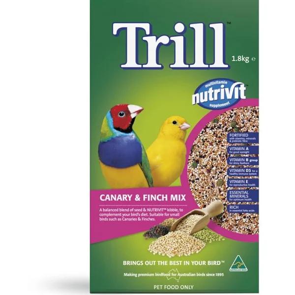 Trill Bird Seed Canary & Finch Mix 1.8kg