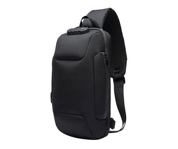 Anti Theft Sling Bag Travel Crossbody Sling Backpack Chest Bags with USB Charging Port Daypack Hiking Waterproof Shoulder Bag