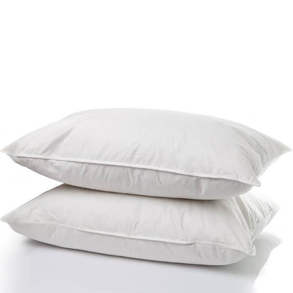 Royal Comfort 1800GSM Duck Feather Down Topper and 1000GSM 2 Duck Pillows Set - King - White