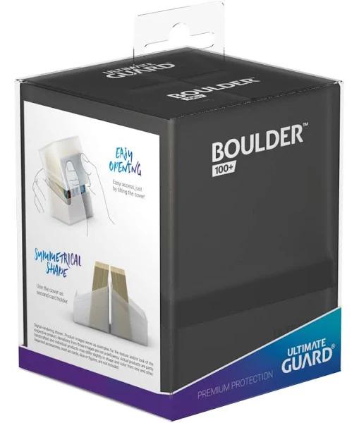 Ultimate Guard Boulder 100+ Deck Case, Onyx, Standard Size