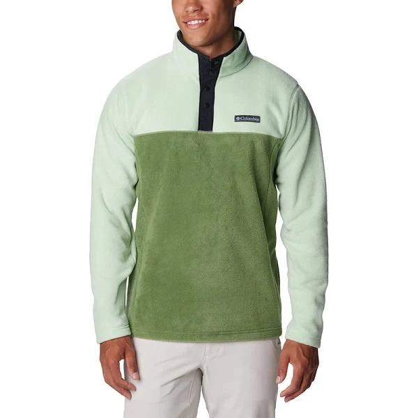 Columbia Steens Mountain Half Zip Fleece Green L Man