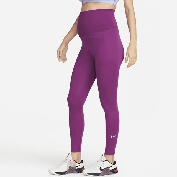 Nike Women's One (M) High-Waisted Leggings (Maternity) Purple