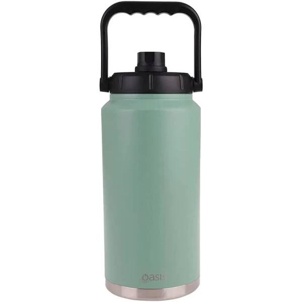 Oasis Stainless Steel Insulated Jug w/ Carry Handle 3.8L Sage Green