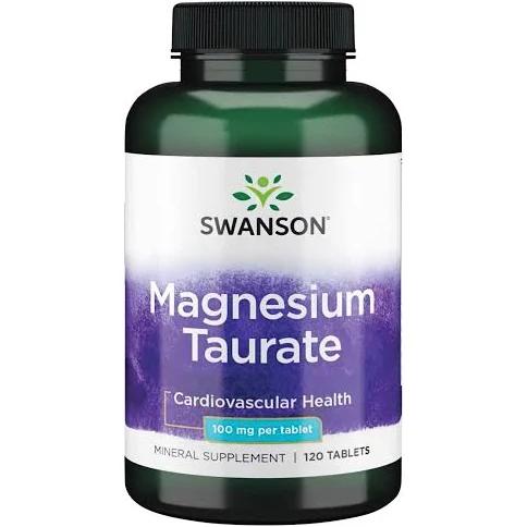 Magnesium (Taurate) 100mg - Swanson - 120 Tablets