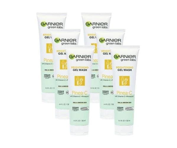 Garnier Green Labs Pinea-C Brightening Gel Wash 130ml x 6