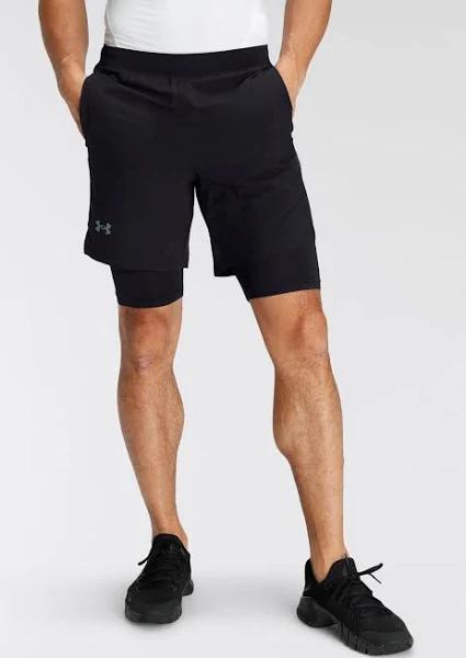 Under Armour Men's Launch Run 2-in-1 Shorts Black 3XL