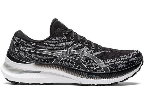 ASICS Men's GEL-Kayano 29 (2E Wide) - Running Shoes - Black/White 15