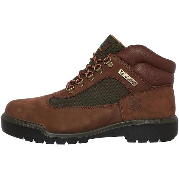 Timberland Field Boot Mid Lace Up Waterproof Boot - Dark Brown - US 11.5 - Men