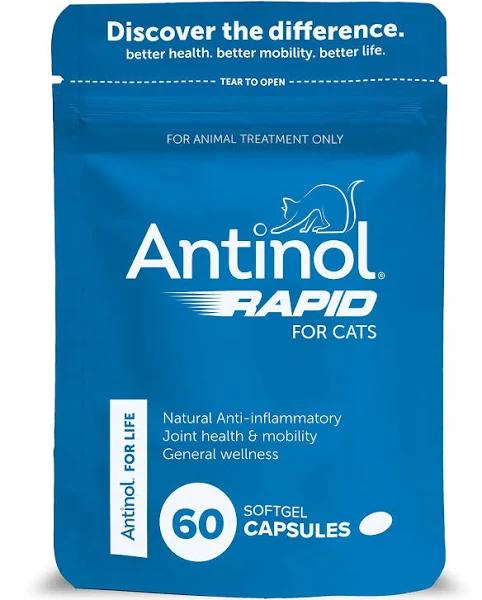 Antinol Rapid for Cats 60 Capsules