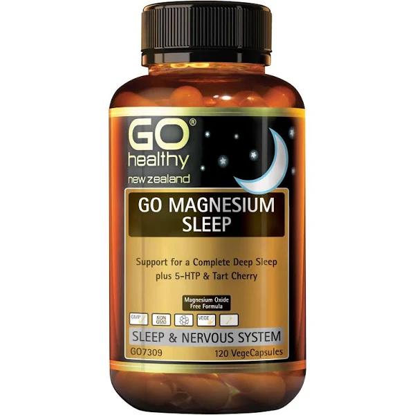 GO Healthy GO Magnesium Sleep 120 VegeCapsules