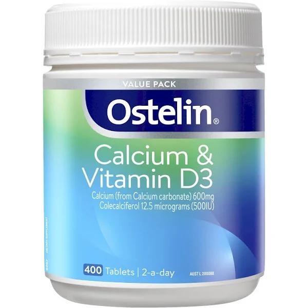 Ostelin Calcium & Vitamin D3 | 400 Tablets