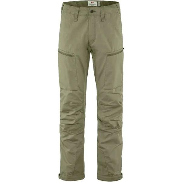 Fjallraven Men's Abisko Lite Trekking Trousers - 46 Long - Light Olive