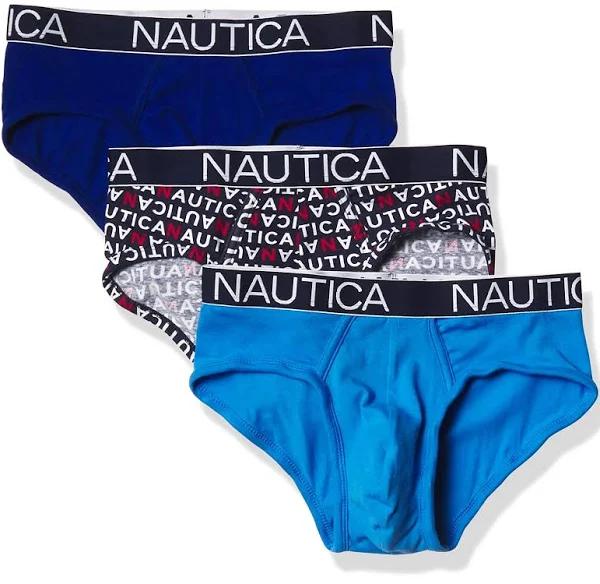 Nautica Men's 3 Pack Cotton Stretch Brief