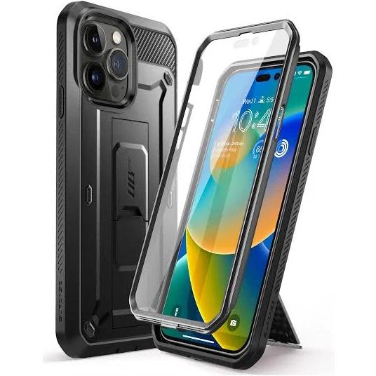 for iPhone 14 Pro Max Case 6.7’ (2022) SUPCASE UB Pro Full-Body Rugged Holster Cover with Built-in Screen Protector & Kickstand