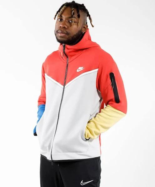 Nike Tech Fleece Hoodie Lobster/Grey Fog/White