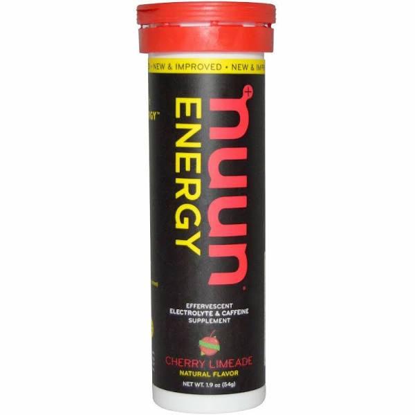 Nuun - Energy Effervescent Electrolyte & Caffeine Supplement Cherry Limeade - 10 Tablets