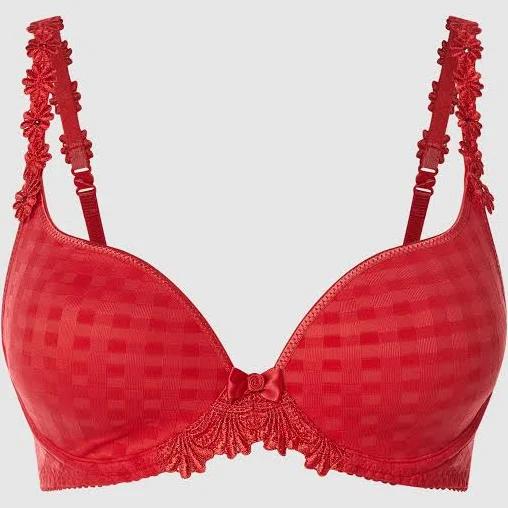 Marie Jo Avero Padded Heart Shape Bra Scarlet 12D