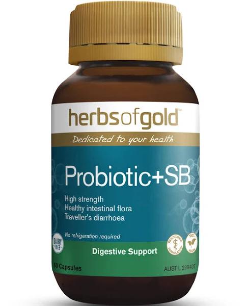 Herbs of Gold - Probiotic + SB - 60 Capsules