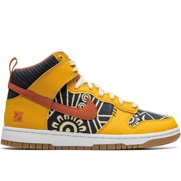 Nike Dunk High 'Somos Familia' Sneakers | Orange | Men's Size 7.5