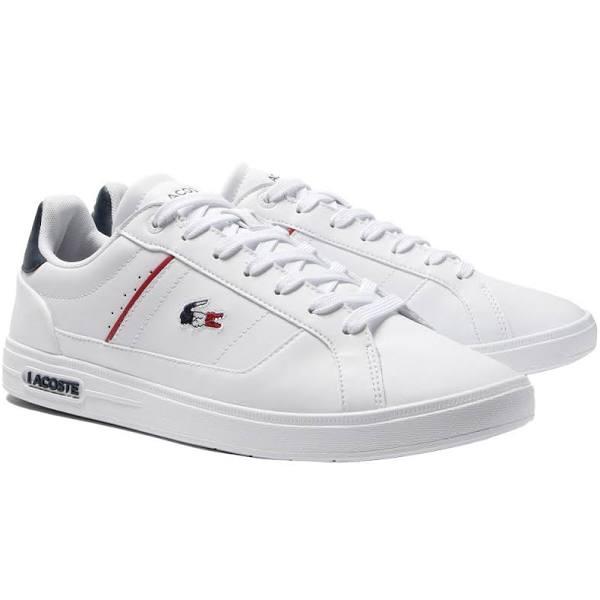 Lacoste Europa Pro Tri Shoes White Dark Blue Red - 42