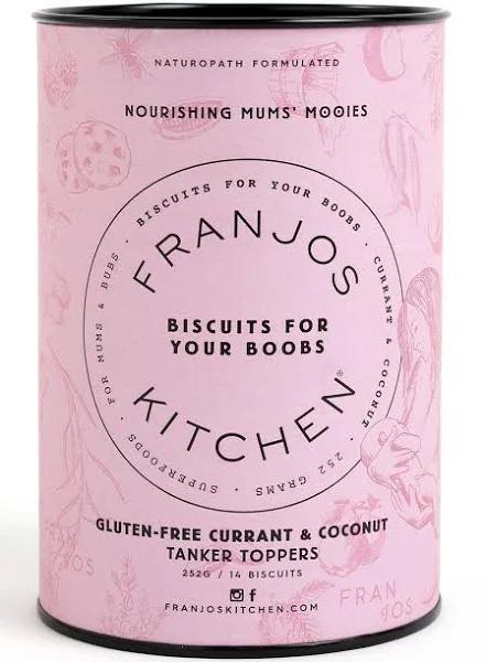 Franjos Kitchen Currant & Coconut Lactation Biscuits - Gluten Free