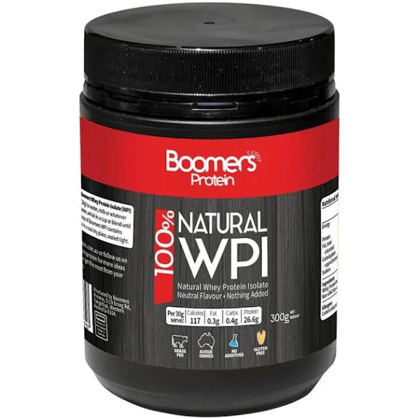 Boomers 100 Perc Whey Protein Isolate 300g