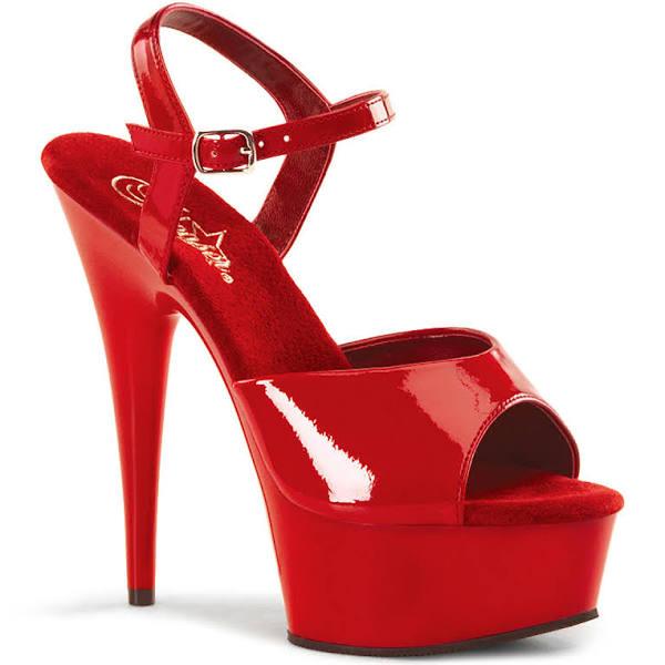 Pleaser - DELIGHT-609 6 / Red Patent/Red