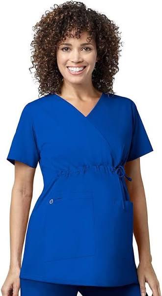 145 WonderWORK Women's Maternity Fit Nurses Scrub Top