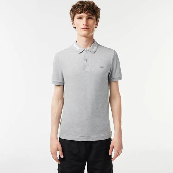 Lacoste Active Slim Fit Polo in Grey M