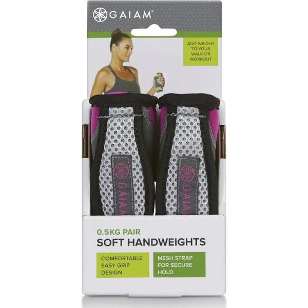 Gaiam Soft Hand Weights (2 x 0.5kg)