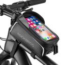 ROCKBROS Bike Phone Front Frame Bag Bicycle Bag Waterproof Bike Phone Mount Top Tube Bag Bike Phone Case Holder Accessories Cycling Pouch Compatible W