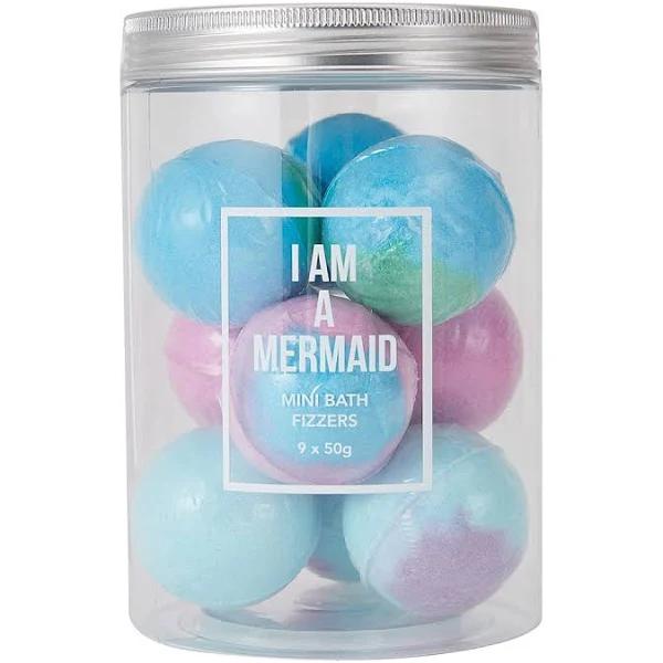 Kmart 9 Pack I Am A Mermaid Mini Bath Fizzers Size: 50g