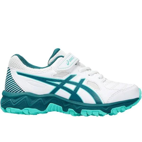 ASICS Kid's Gel-Trigger 12 TX PS - White/Rich Teal K11