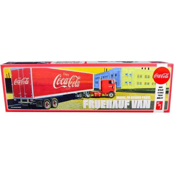 AMT 1109 1/25 Fruehauf Beaded Van Semi Trailer Coca-Cola